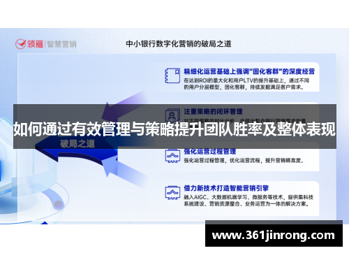 如何通过有效管理与策略提升团队胜率及整体表现